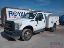 2011 Ford F350 4x4 Liftmoore 4000X-20 Crane Service Truck