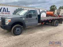 2015 Ford F550 Super Duty Flatbed Truck