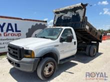 2006 Ford F-550 Mason Dump Truck