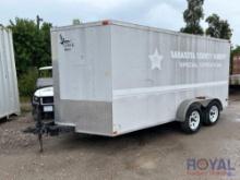 2011 Lark United T/A 14ft Enclosed Trailer