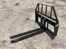 2024 Kivel 48in 3500lbs Capacity Forks And Frame Skid Steer Attachment