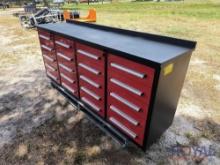 2024 Chery Industrial 7FT 20 Drawers Stainless Steel Workbench