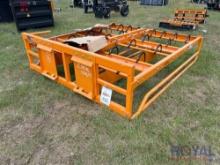 Landhonor Skid Steer Hay Accumulator Attachment