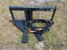 Landhonor Tree Puller Skid Steer Attachment