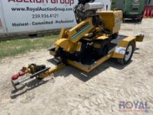 Vermeer SC252 Walk Behind Stump Grinder With S/A Trailer