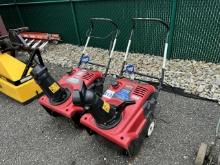 Lot of 2 Toro 72i R-C Snow Blowers