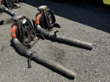 Lot of 2 Husqvarna 580BFS Backpack Blowers