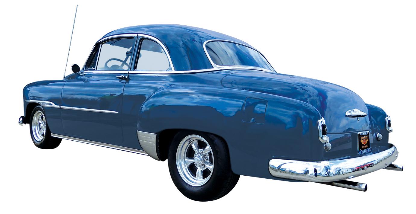 Automobile, 1951 Chevy 5-Window Coupe.