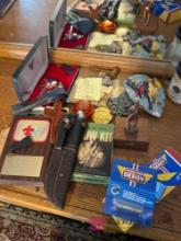 Boys Scouts lot knife Derby car kit and more B3