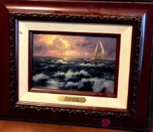 Thomas Kinkade perseverance canvas picture 12 in x 11 in