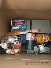 box lot top of the tool bench stuff