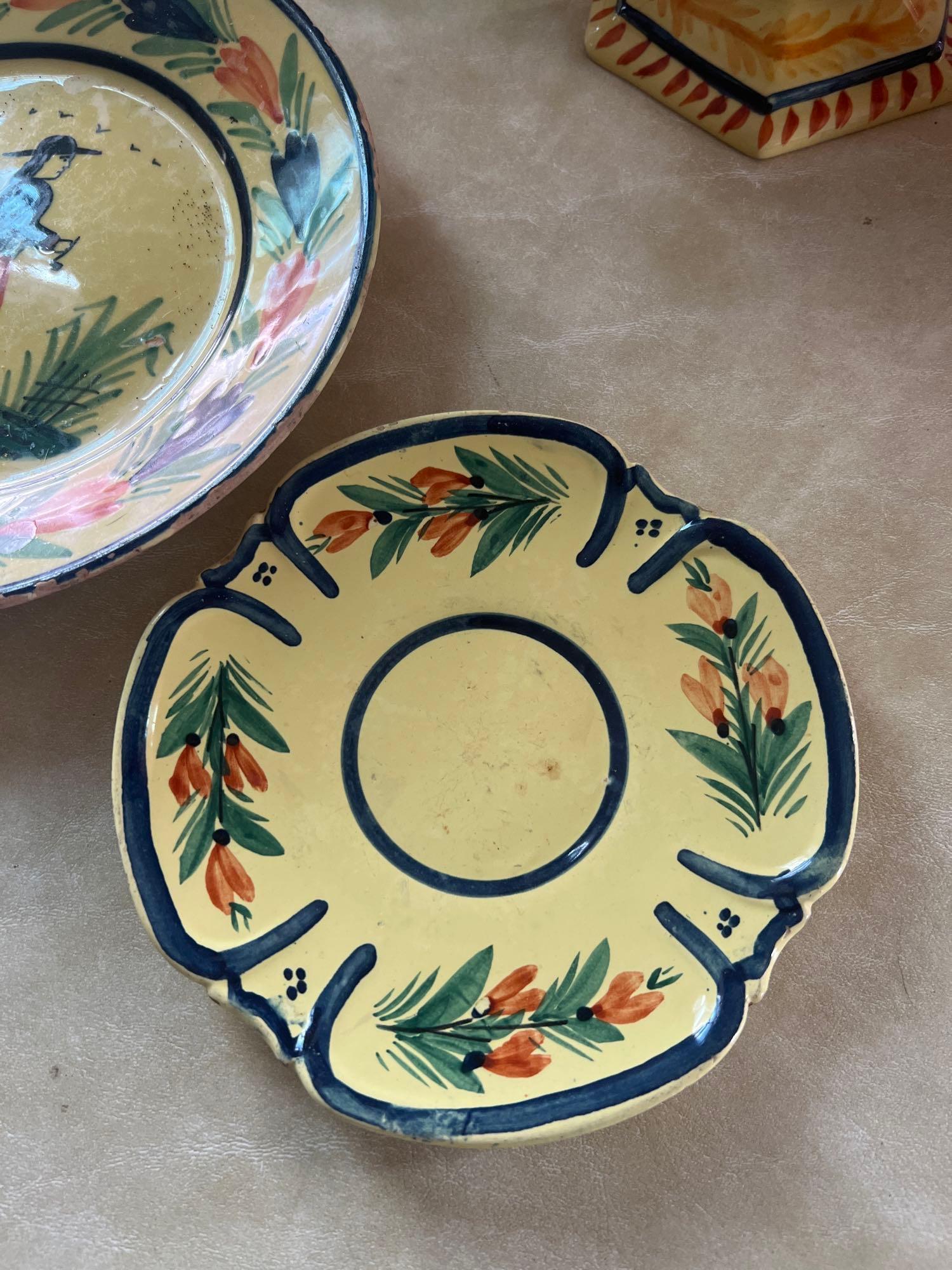 5- HB Quimper pottery China