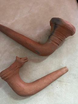 2- Indian clay pipes
