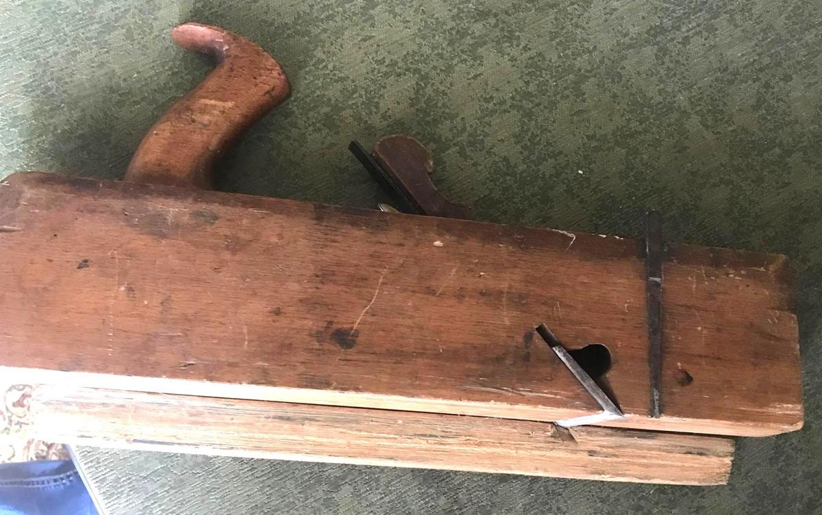 vintage wood plane