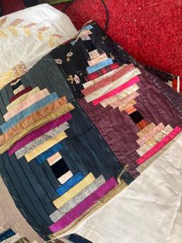 vintage quilts. (upstairs)