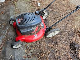 yard machines push mower