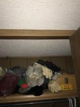Closet in front - hats/gloves/canister vacuum