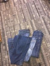 3- pairs jeans, size 2
