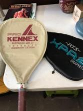 2- tennis racquets