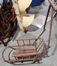 vintage pull sled.