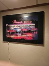 36 by 23 Rosie's diner Lighted picture