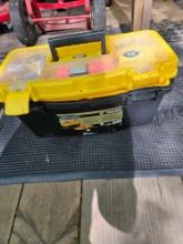 19 inch toolbox with contents.