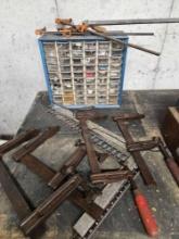 clamp lot and nut and bolt bin