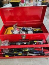 19 inch tool box with contents