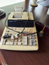 Sharp Adding Machine  and more