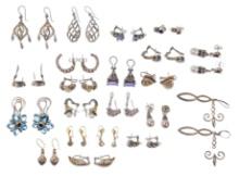 Lagos Caviar Sterling Silver and 18k Yellow Gold Earring Assortment
