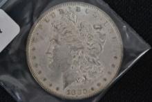 1880 Morgan Dollar; XF/AU