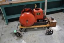 Fairbanks and Morse Model Z Hit and Miss Engine; 2 HP #615888 with Coil; Runs Great; On Trucks, (Tag