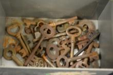 Box of Misc. Antique Keys