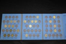 Book of 21 - Jefferson Nickels including 5 - 35% Silver Nickels