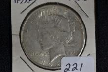 1926-S Peace Dollar; XF