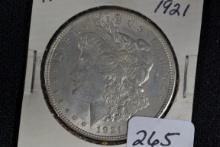 1921 Morgan Dollar; VF