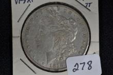 1878-S Morgan Dollar; VF/XF