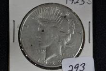 1923-S Peace Dollar; F