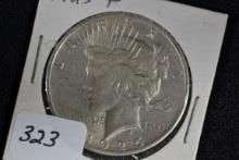 1925 Peace Dollar; XF