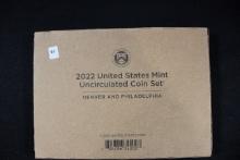 2022 U.S. Mint Unc. Coin Set including D and P