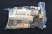 1 Lot of 352 - 1940s-1950s Wheat Pennies; Circ.
