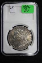 1886 Morgan Dollar; AU
