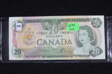 1979 Canadian Twenty Dollar Bill; Unc.