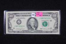 1990 Kansas City One Hundred Dollar Bill; Unc.