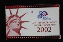 2002 U.S. Mint Silver Proof Set