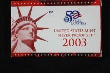 2003 U.S. Mint Silver Proof Set