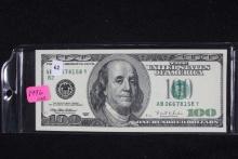 1996 $100 Bill; Unc.