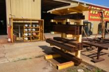 4-Shelf Cantilever Rack; 10'x4'x5'; RACK ONLY