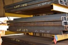 1 Lot of 37 Pieces of 6" Channel Steel; 47" Length