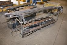 Steel Floor Rack including Supplies; LOT INCLUDES RACK PLUS CONTENTS